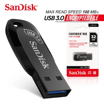 SanDisk 100% Originele USB 3.0 USB Flash Drive CZ410 32GB, 64GB, 128GB Pen Drive Memory Stick U Disk Mini Stick