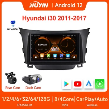JIUYIN 9 inch Multimedia-Speler Voor de Hyundai i30 2din autoradio Stereo Auto Android Apple Wireless Carplay Scherm met Frame