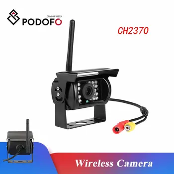 Podofo Truck Back-up Camera Waterdicht 18 IR-LED nachtzicht Voertuig Achterzijde Weergave Camera 2370 draadloze camera