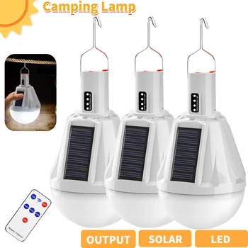 Zonne-energie Verlichting Lamp voor Draagbare Zonne-energie Paneel Acculader Energie-Besparing Lamp Outdoor USB-Oplaadbare Nood Lamp
