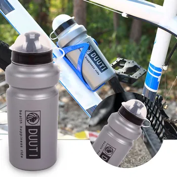 DUUTI Fietsen Water Fles 500ml lekvrije Samendrukbare Smaak-vrij BPA-vrij LDPE Camping Wandelen Sport Fiets Waterkoker