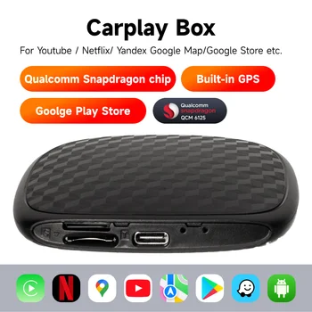 Android11 CarPlay Ai Vak Netflix iptv YouTube Spotify Draadloos CarPlay Auto Android 4+64G QCM6125 4G LTE GPS Play Store