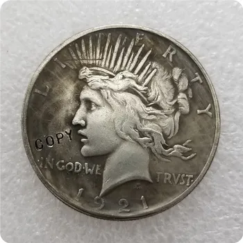 Verenigde staten 1921 Vrede Dollar MUNT KOPIEER herdenkingsmunten-replica munten medaille munten collectibles