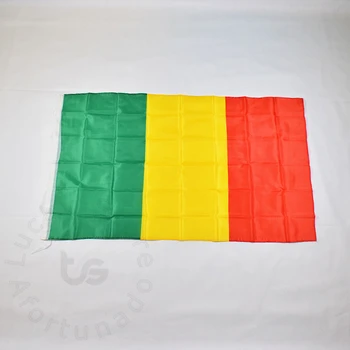 Mali 90*150 cm vlag Spandoek Hangen Mali Nationale vlag voor aan,Optocht,feest.Hangende decoratie