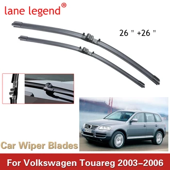 Auto-Accessoires, Voorruit met Ruitenwisser Bladen Set Geschikt Voor 2003-2006 VW Touareg Front-achterruit Wisser 2004 2005