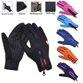 Touch Screen Motor Handschoenen voor de Winter Moto Handschoenen Outdoor Sport Handschoenen Warm Vrouwen Man Anti-slip Waterdichte Guantes Moto