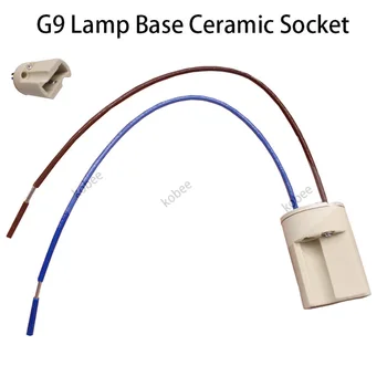 De Basis van de Lamp G9 lamphouder Keramische Connector Socket voor G9 LED Halogeen Lamp Licht