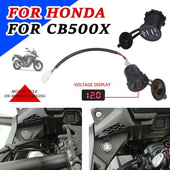 Motor Accessoires Dual USB Oplader Adapter Plug USB-DC-Stopcontact Voor Honda CB500X CB 500 X CB 500 X CB500 X 2019 2020
