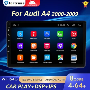 Voor de Audi A4 B6 B7 S4 B6 B7 RS4 SEAT Exeo 2008-2012 autoradio Multimedia Video Speler Navigatie GPS Android Geen 2din 2 din dvd