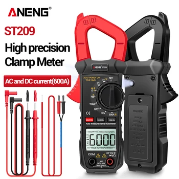 ANENG ST209 Digitale Multimeter stroomtang 6000 telt True RMS Amp DC/AC-stroomtang tester Meter voltmeter 400v Automatisch Bereik