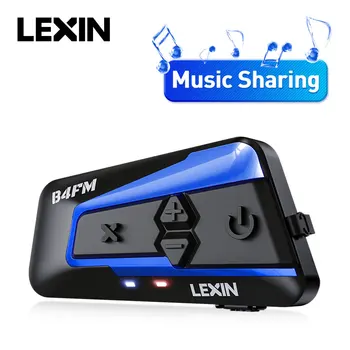 Lexin B4FM-X Motorfiets Intercom 1600m Bluetooth Helm Headset Moto Draadloze Intercom Communicatie Systeem IPX67 Waterdicht