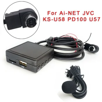 Bluetooth-AUX USB-Kabel Adapter Audio MIC-Microfoon Voor een Alpine Ai-NET-JVC KS-U58 PD100 U57 Voor Alpine JVC Alle UniLink-Apparaten