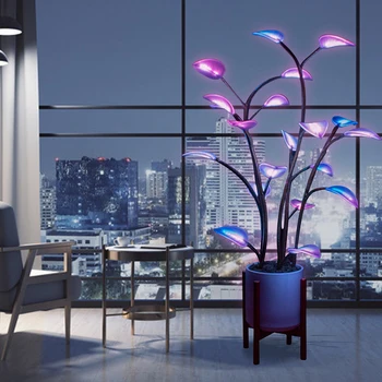 Magische LED Kamerplant Lamp Overdekt Kleurrijke Lichtgevende Plant Lamp USB Programmeerbare Nacht Licht Voor de Decoratie van het Huis Bonsai Verlichting