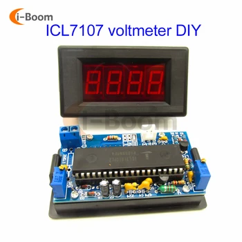 ICL7107 5V DC Digitale Voltmeter DIY Elektronische Kit Module Hoge precisie 5V 35mA Rood Display Solderen Opleiding Suite