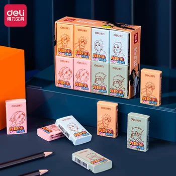 Deli 71132 Naruto 4B Gum Kinderen schoolspullen Groothandel Papierwaren Nieuwigheid Leuke Prijzen Anime Gommen