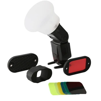 Silicone Licht Diffuser Rubber magmod Bol Modulaire Flash-Accessoires voor de Godox V1 de Canon Nikon Yongnuo Camera Speedlite MagMod