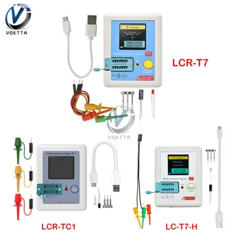 Multifunctionele Transistor Tester LCR-TC1 LCR-T7 TC-T7-H T7 LCD-Scherm-TFT Achtergrondverlichting Diode, Triode Capaciteit Transistor