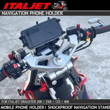 Voor Italjet Dragster 200 / 250i / 125 / 400 2021 2022 Motorfiets Mobiele Telefoon Houder GPS-Navigator Beugel Accessoires