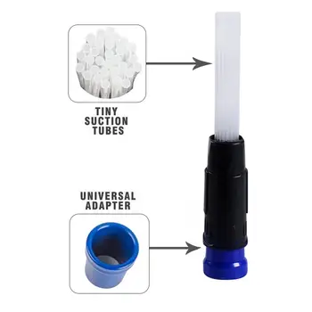 Multi-functionele Stro Tube Brush Cleaner Vuil Remover Draagbare Universele Vacuüm Bijlage Tools Stoffige Borstel Schoonmaak Tool