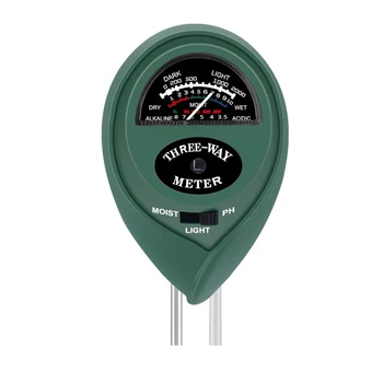 3-In-1 PH-Zonlicht PH-Meter-Tester Tuin Soil Moisture Sensor Bloemen Meter Planten Zuurgraad Vochtigheid PH-Monitor Detector