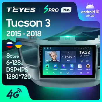 TEYES SPRO Plus Voor Hyundai Tucson 3 2015 - 2018 autoradio Multimedia Video Speler Navigatie GPS Android-10 Geen 2din 2 din dvd