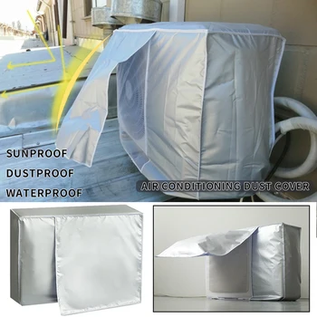 4 Grootte Van De Airconditioner Cover Outdoor Klep Belangrijkste Machine Te Dekken Waterdichte Anti-Stof, Anti-Sneeuw Opruimen Tas Protector