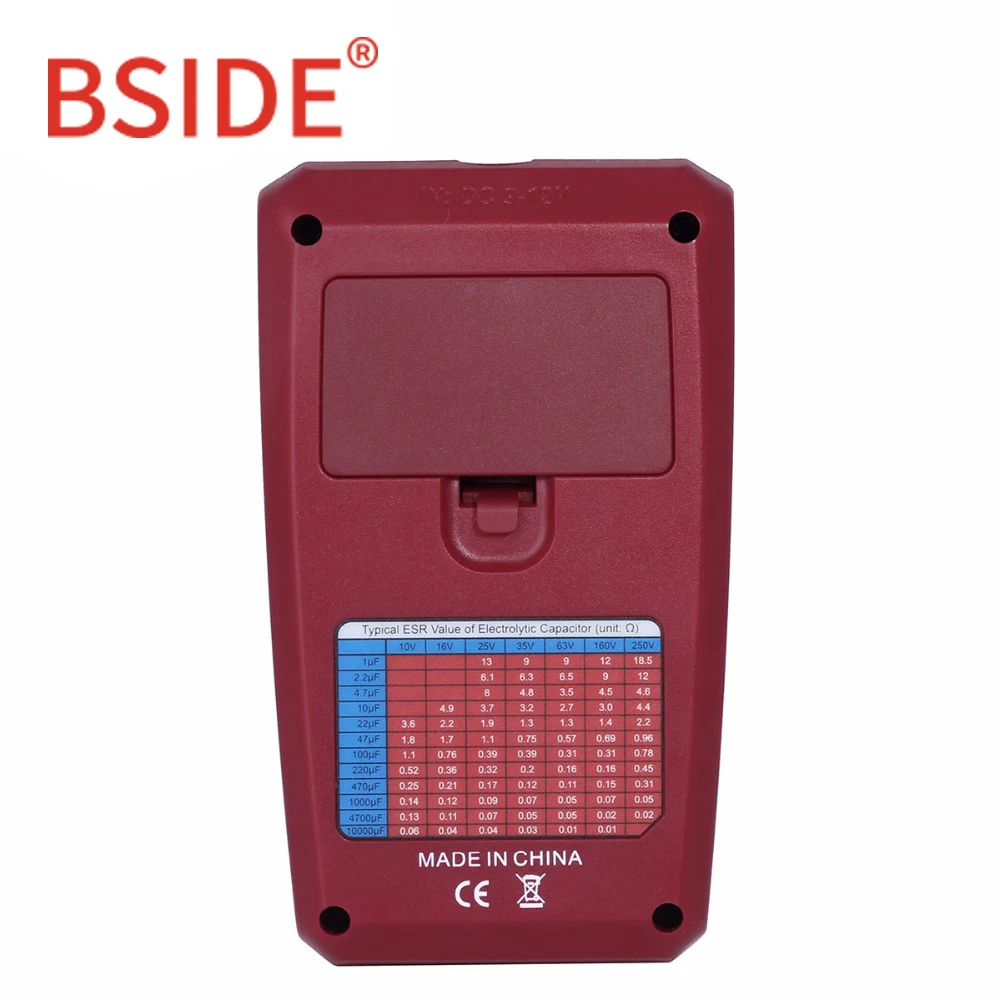 BSIDE ESR02PRO Digitale Transistor SMD Componenten Tester Diode, Triode Capaciteit Inductantie Multimeter Meter