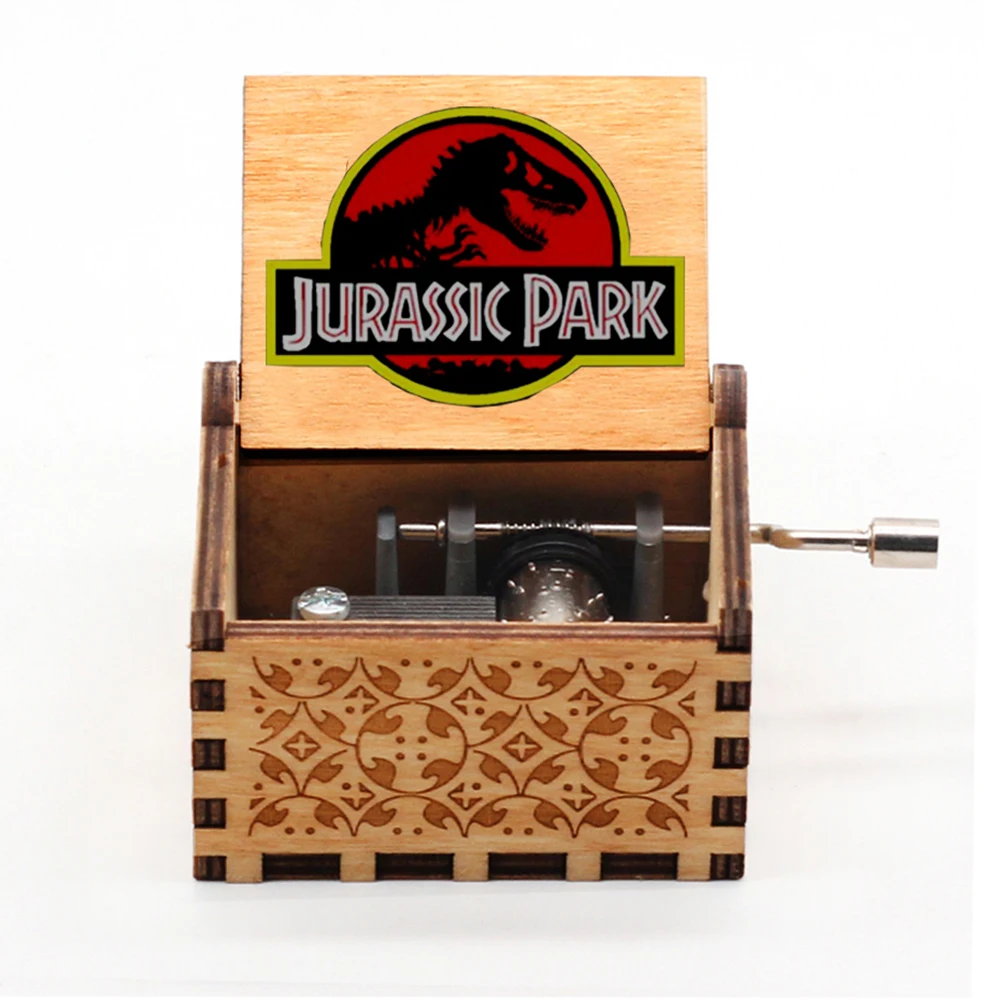 De nieuwe Jurassic Park speeldozen kerstcadeau De Belofte Neverland Howl ' S Moving Castle U Bent Mijn Zonneschijn Music Box