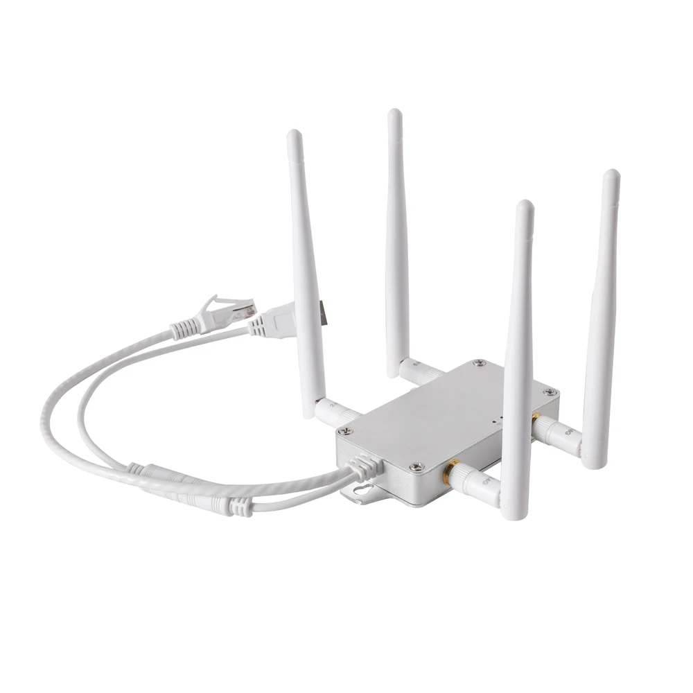 Dual Band 2.4 Ghz/5 ghz VBG1200 Industriële High Power WiFi Bridge Draadloze Router/Repeater Ethernet Wifi-Adapter 4 Antennes