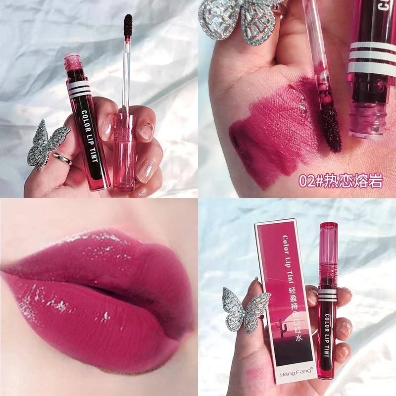 Full Color Make-Up Lip Tint Spiegel Lippenstift Duurzame Waterproof Lip Gloss Blusher Koreaanse Stijl Sexy Rode Lip Moisturizer Cosmetica