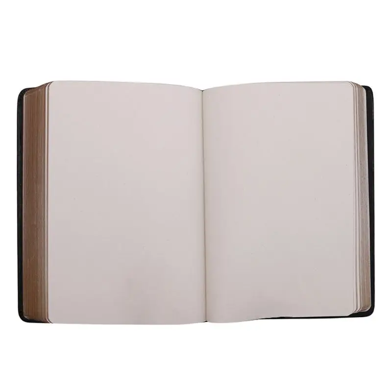 Klassieke Vintage Notebook Dagboek Dagboek Schetsboek Dikke Lege Pagina Lederen Hoes Dropshipping