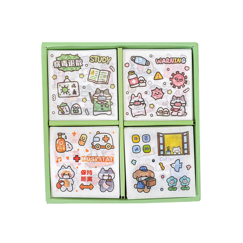 MOHAMM 100 Vel Multi Color Cartoon Sticker Sets voor doe-het-Ambachtelijke Kunst Srapbooking Dagboek Notebook Plaanners