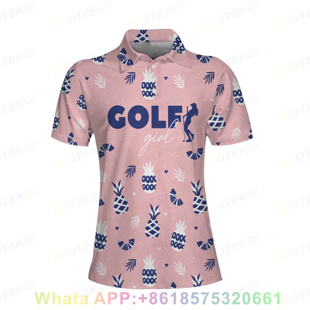 Nieuwe Women ' s Golf Shirt sneldrogende Ademende Polo Shirts Mode-Sport-Korte Mouw Spelden Knoppen Golf Badminton T-shirt