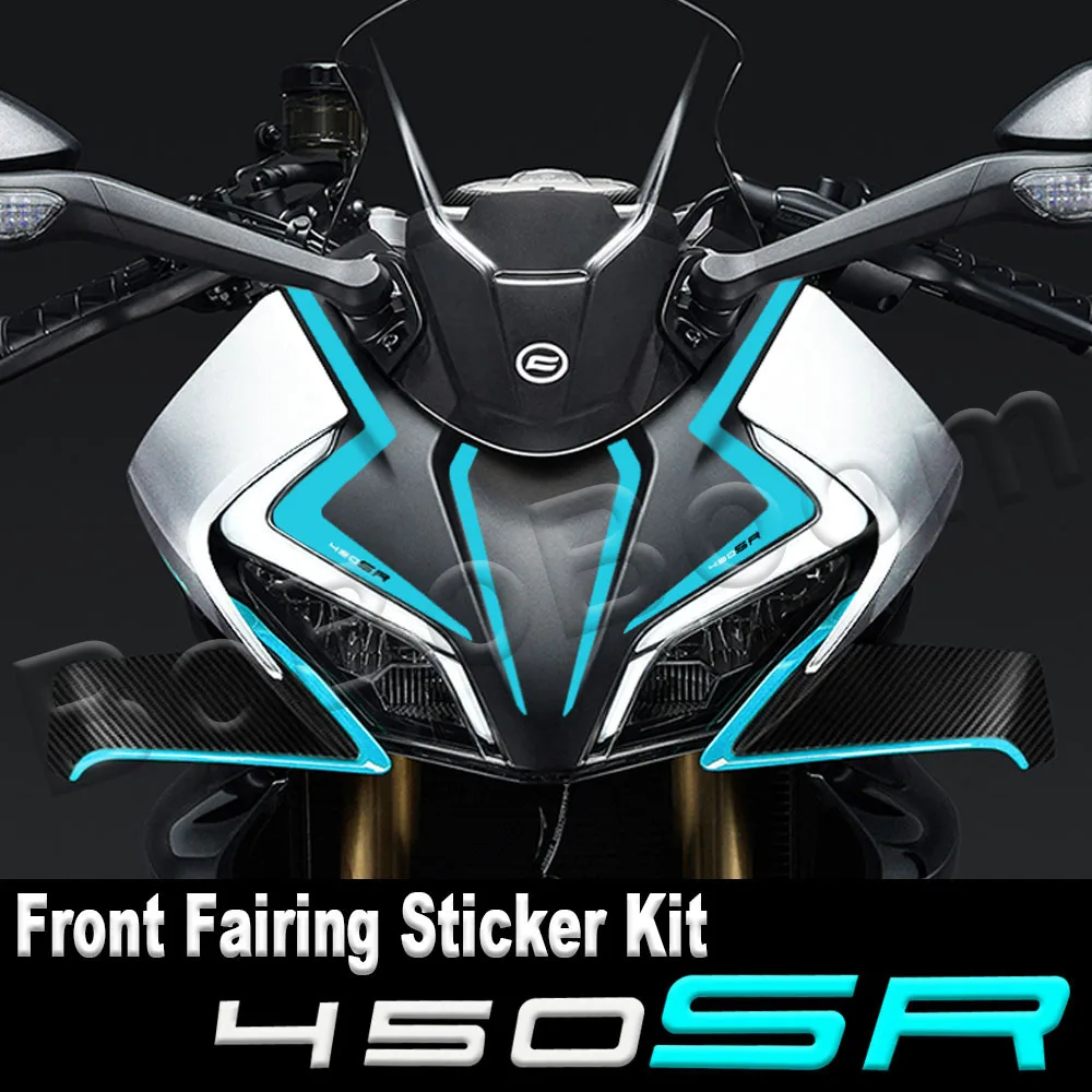 Reflecterende Motorfiets Front Fairing Sticker Streep Decoratie Sticker Accessoires Waterdicht Voor CFMOTO 450SR cfmoto 450sr