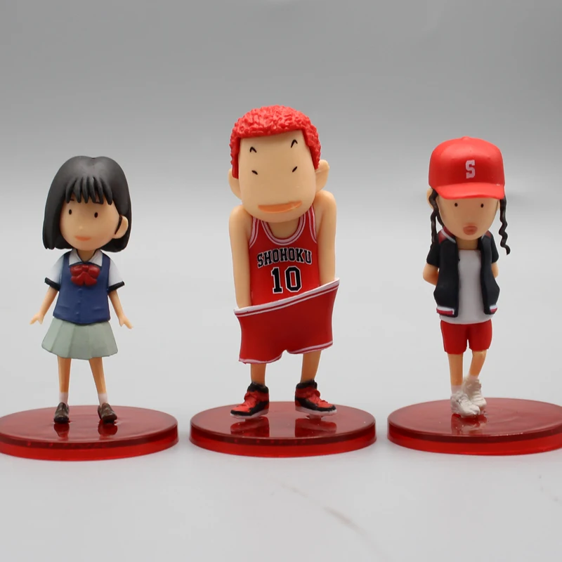 Slam Dunk 11pcs Figuur 7cm Sakuragi Hanamichi Anime Figuur Pvc Kaede Rukawa Figurine Beeldje Collection Model Bureau Decor Speelgoed Cadeau