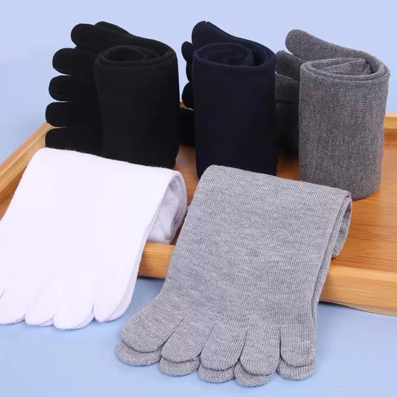 Unisex Teen Sokken Vijf Vinger Katoenen Sokken Mannen Van Hoge Kwaliteit Casual Comfortabel Warm Aparte Teen Sokken Sport Sokken