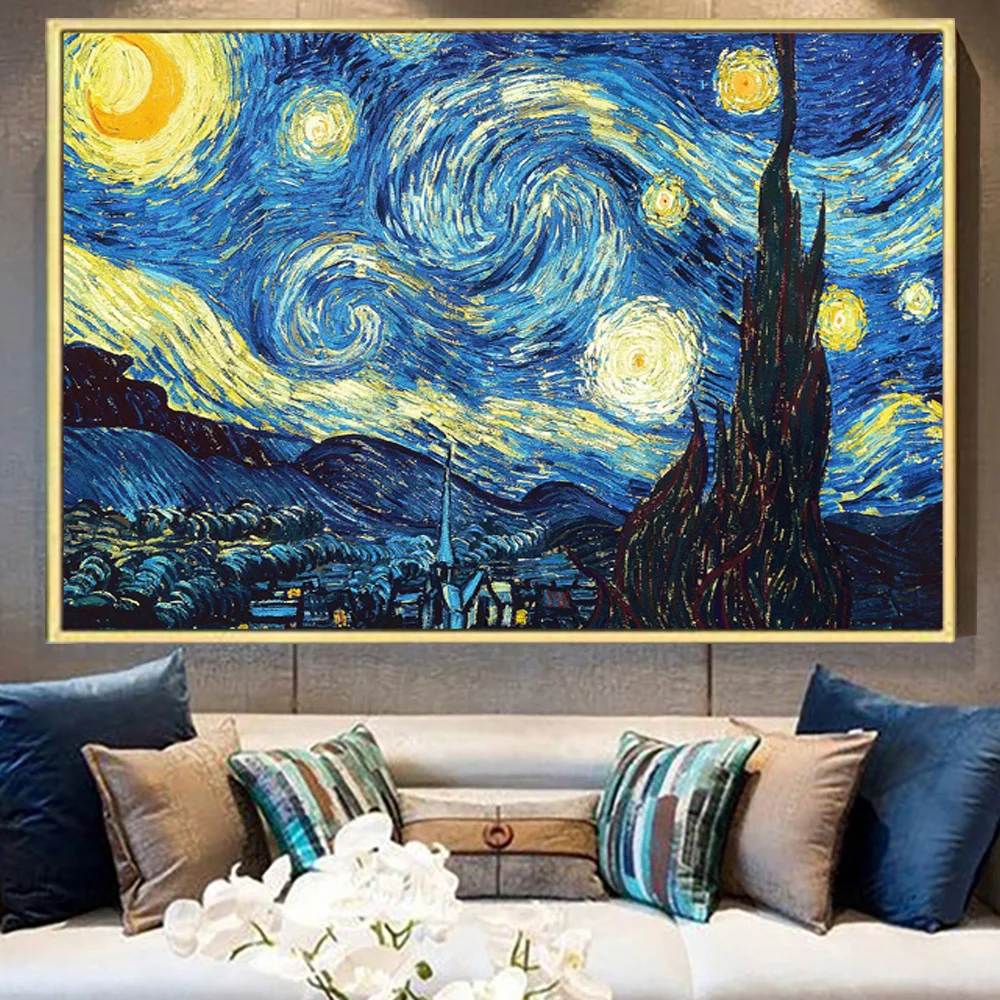 Van Gogh Amandelbloesem Bekende Olieverfschilderij Canvas Print Reproductie Impressionistische Bloem Kunst Aan De Muur, Foto Home Decor Cuadros