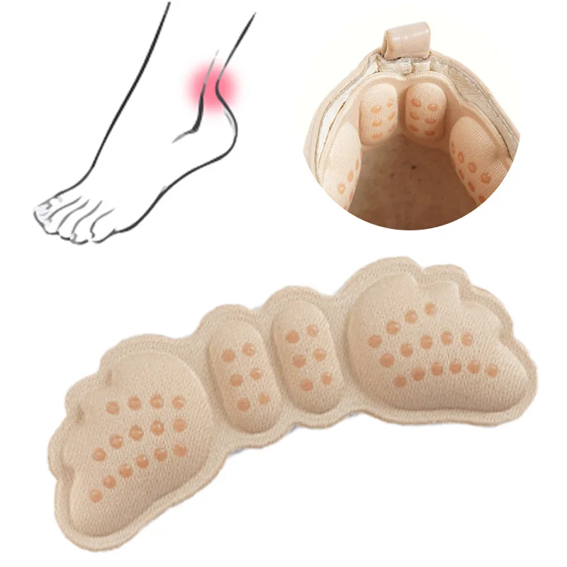 Vrouwen Hiel Pads Inlegzolen voor Schoenen Peds Hoge Hakken Pas de Grootte aan Zelfklevende folie Protector Sticker Pijn voetverzorging Inserts