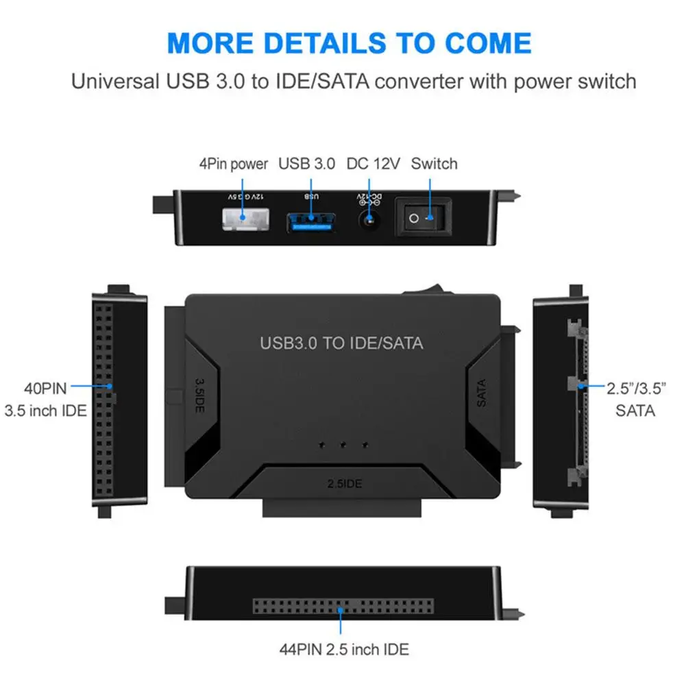 Zilkee Ultra Herstel Converter USB 3.0 Sata HDD SSD Hard Disk Drive Data Transfer Converter SATA Adapter Kabel