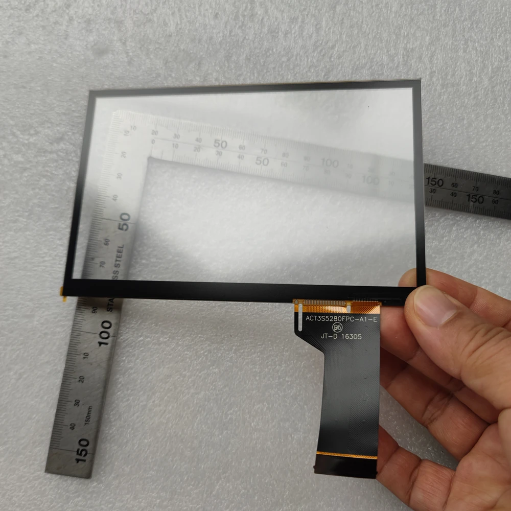 groothandel 10 Stuks 6,3 Inch 40 Pins Glas met Touch Screen Digitizer Lens Voor TDO-WVGA0633F00039 WVGA0633F00045 LCD